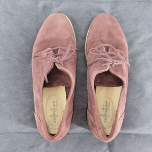 Collection Clarks purple suede casual shoes